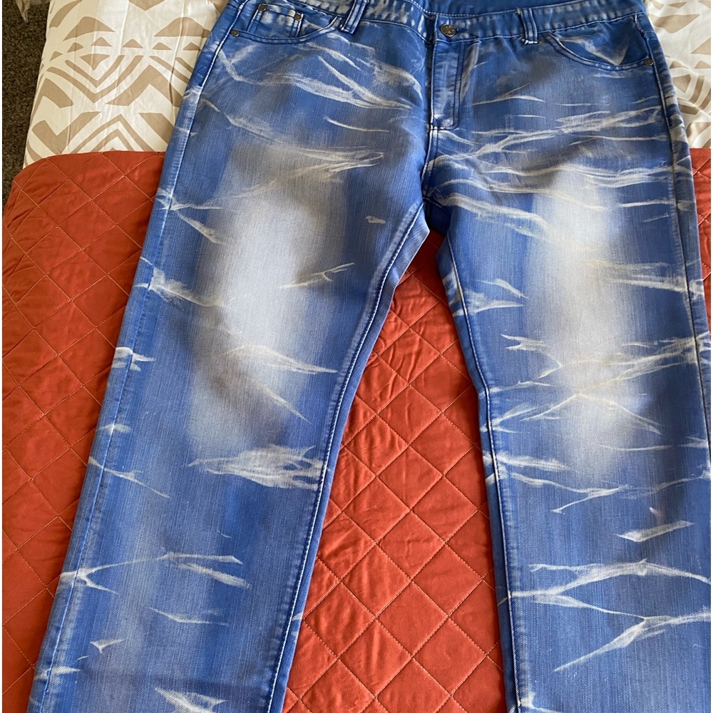 Classic Stonewashed Denim Jeans